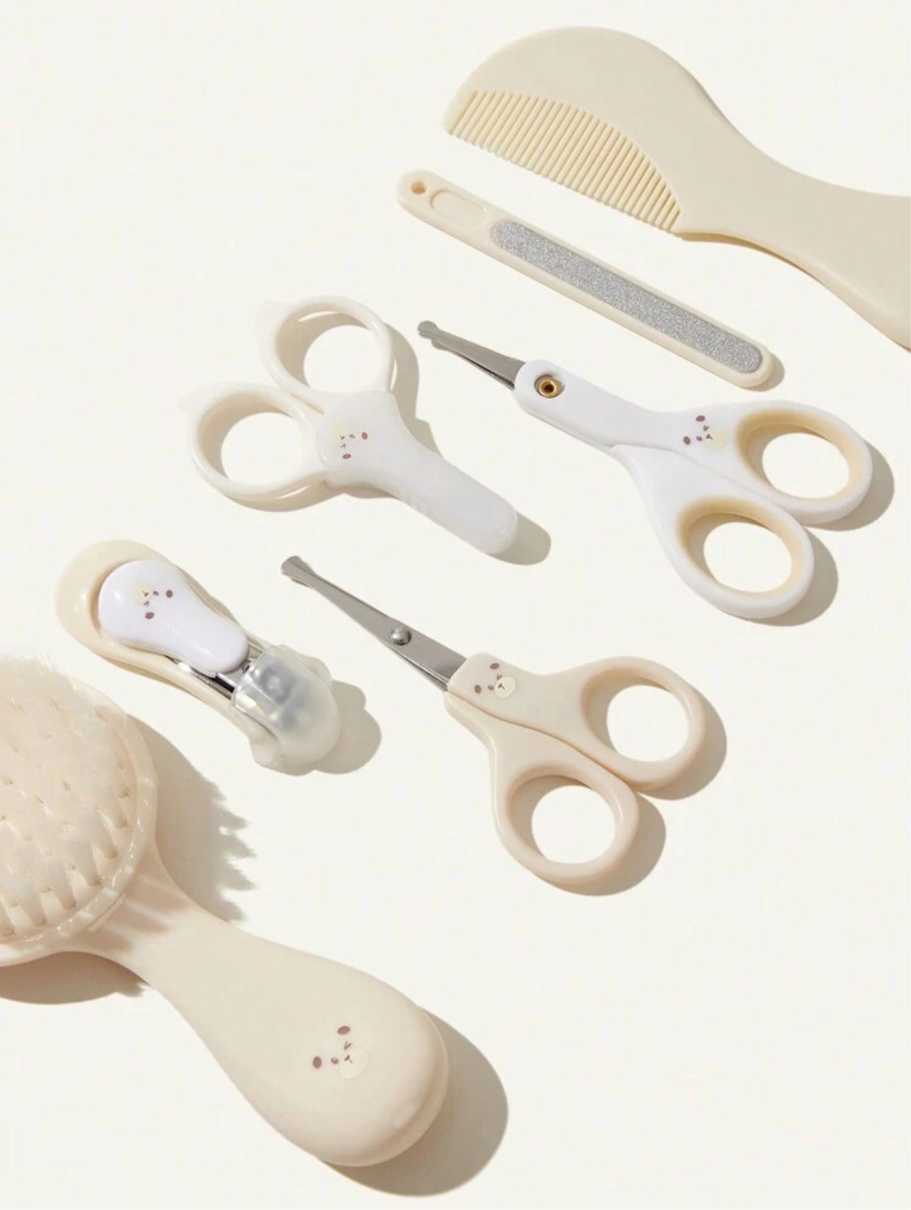 Baby nail/hair care set.