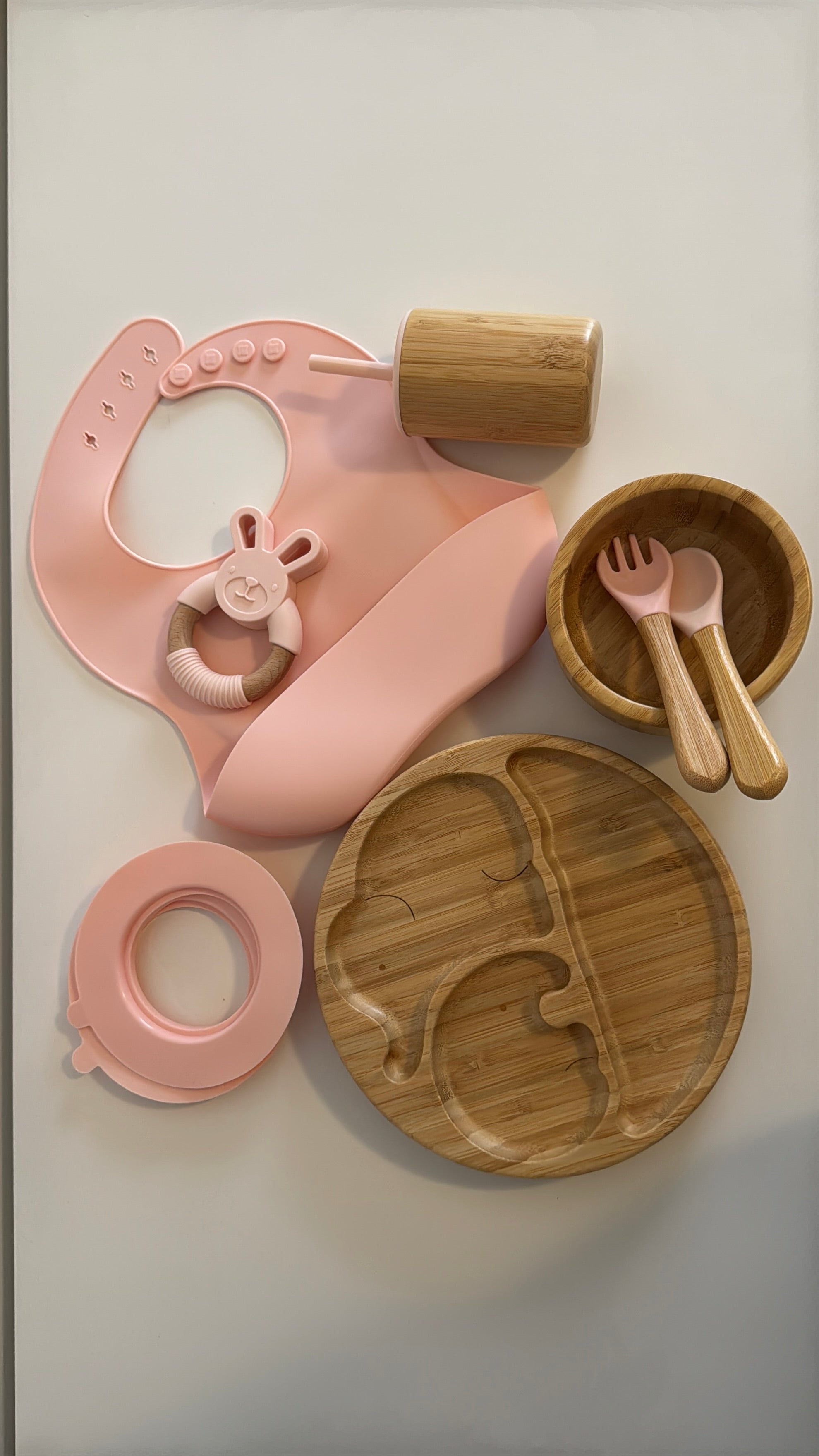 Bamboo feeding set (girl)