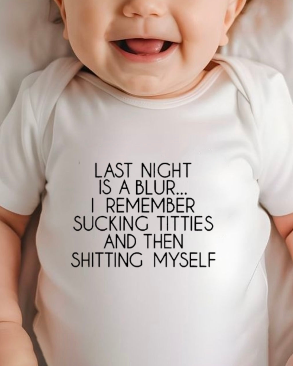 Custom bodysuits or onesies.