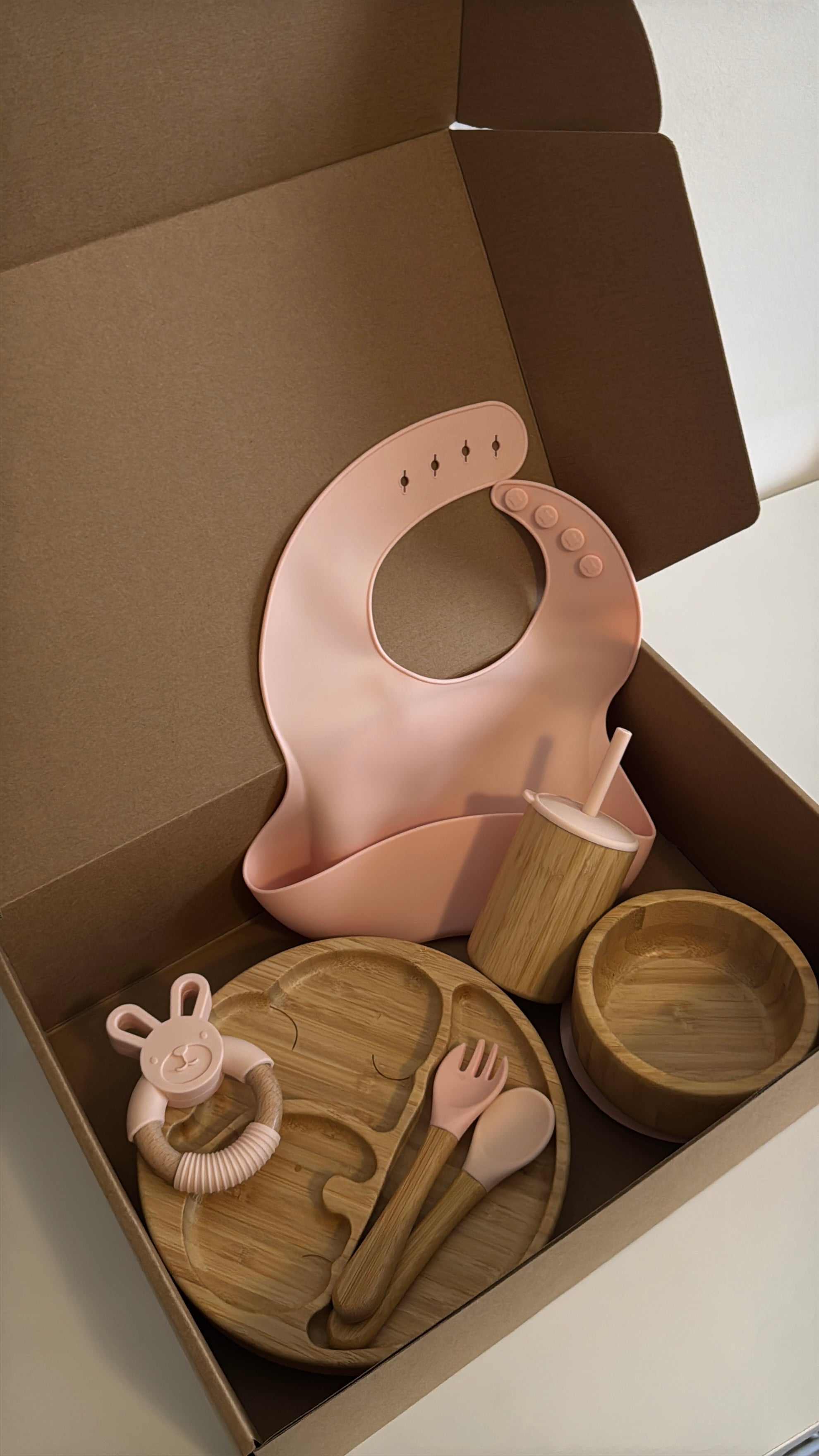 Bamboo feeding set (girl)
