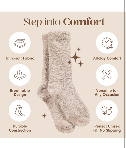 Cozy cloud socks for hospital bag
