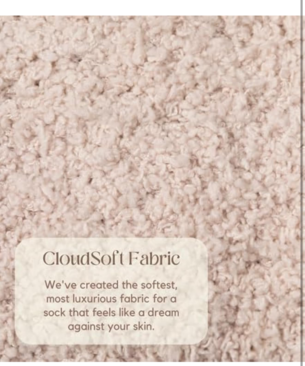 Cozy cloud socks for hospital bag