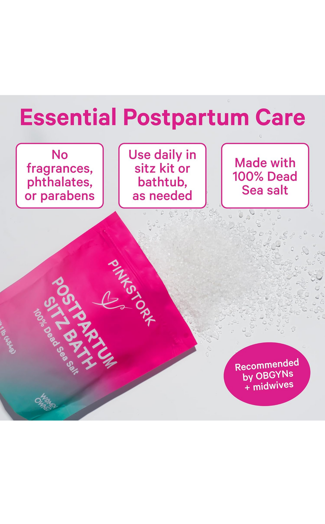 Pinkstork postpartum sitz bath