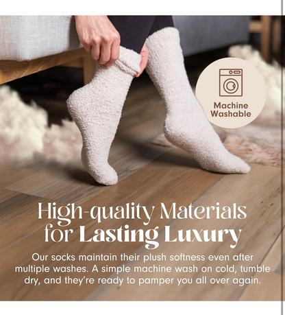 Cozy cloud socks for hospital bag