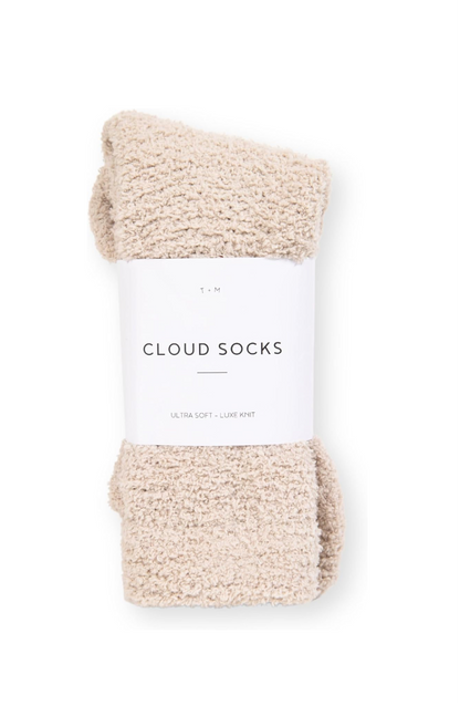 Cozy cloud socks for hospital bag